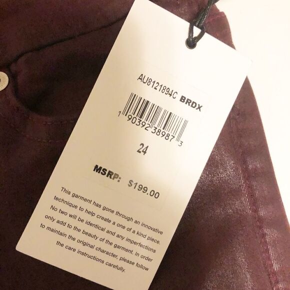 7FAM Super Skinny Coated Ankle Jeans - Picture 4 of 7